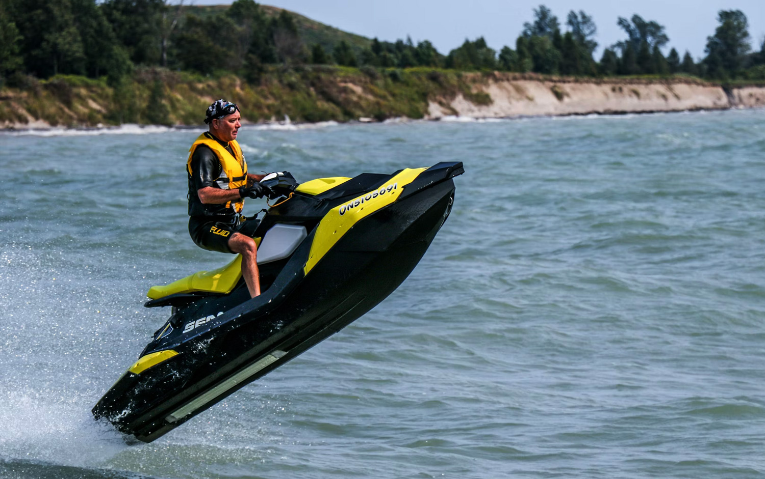 Jet ski activity at Pattaya Beach Thailand popular water sports experience in clear sea conditions